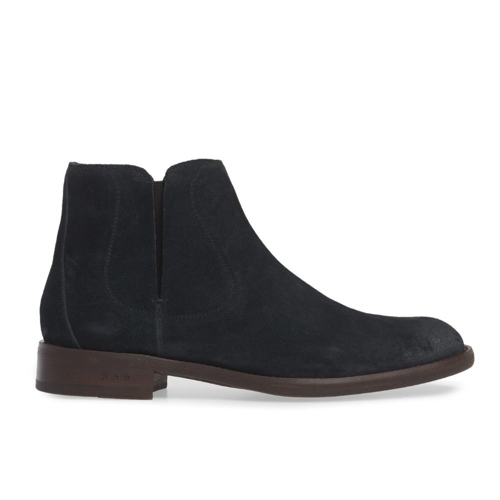 John Varvatos Waverly Covered Chelsea Boot Black - Picture 2 of 7